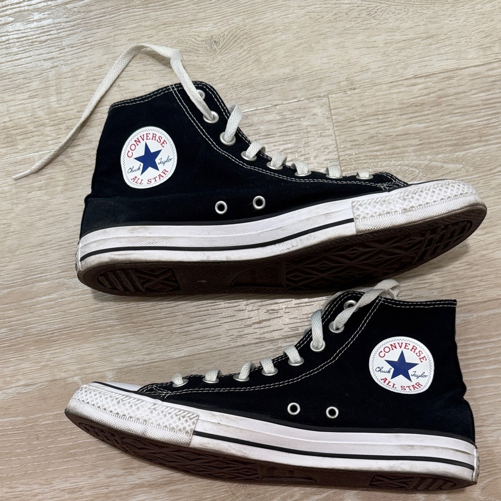 Converse Black and White High-Tops